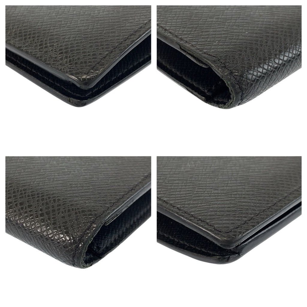 Louis Vuitton Taiga Portefeuille Alexandre Noir Black Wallet — view 8