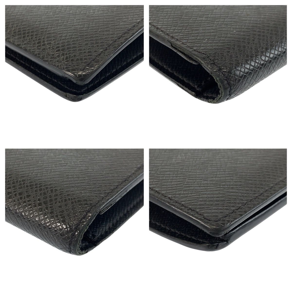 Louis Vuitton Taiga Portefeuille Alexandre Noir Black Wallet — view 8