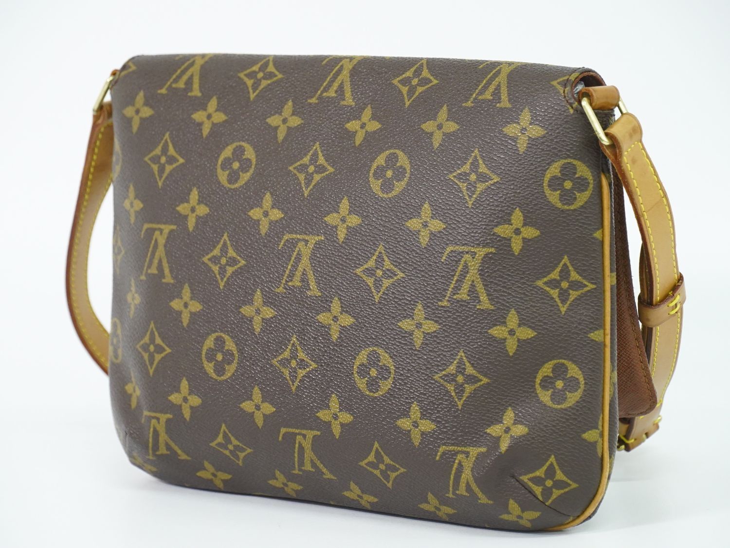 Louis Vuitton LV Musette Tango Short Monogram Shoulder Bag Brown — view 2