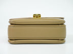 Celine Small C Chain Shoulder Bag Pochette Leather Beige — view 3