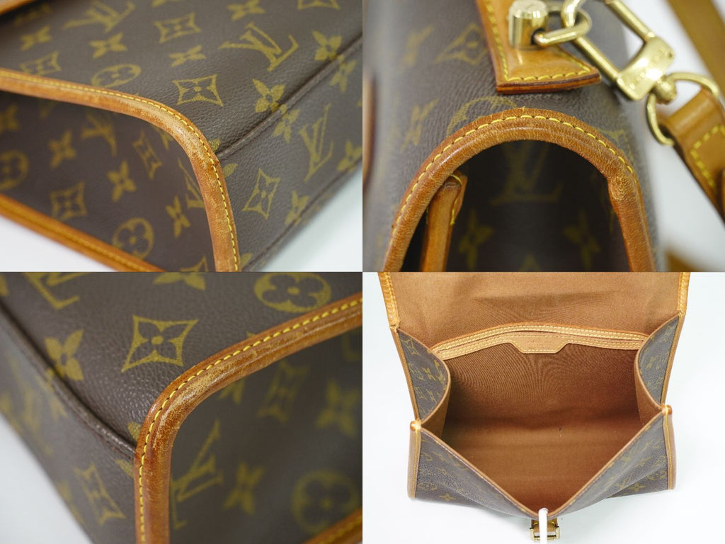 Louis Vuitton LV Bel Air Monogram 2-Way Shoulder Bag Pochette Brown — view 7