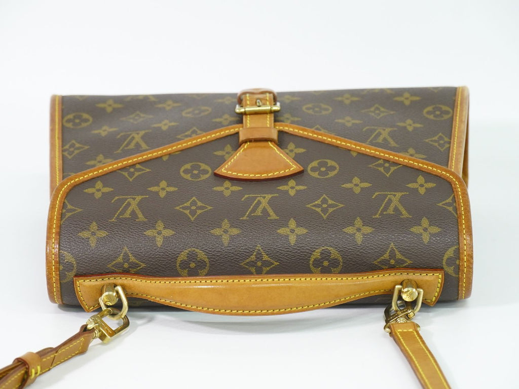 Louis Vuitton LV Bel Air Monogram 2-Way Shoulder Bag Pochette Brown — view 5