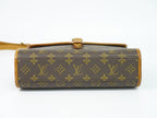 Louis Vuitton LV Bel Air Monogram 2-Way Shoulder Bag Pochette Brown — view 3