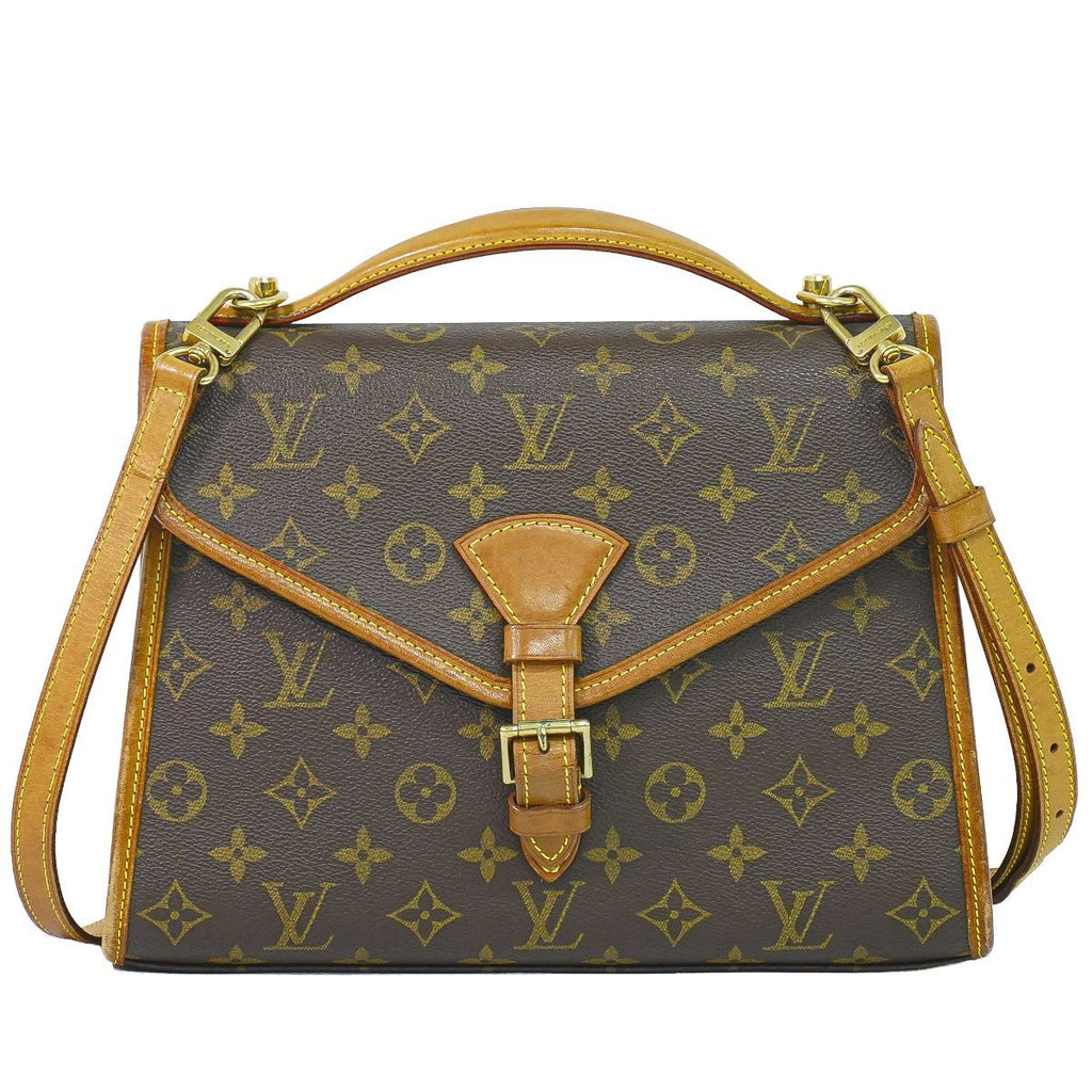 Louis Vuitton LV Bel Air Monogram 2-Way Shoulder Bag Pochette Brown