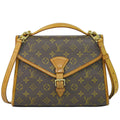 Louis Vuitton LV Bel Air Monogram 2-Way Shoulder Bag Pochette Brown
