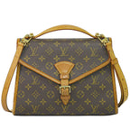 Louis Vuitton LV Bel Air Monogram 2-Way Shoulder Bag Pochette Brown