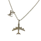 Louis Vuitton Pendant LV Plain Silver Metal Necklace