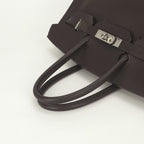 Hermes Birkin 35 Tote Vassully Eger Darkbrown Dark Brown Silver — view 4