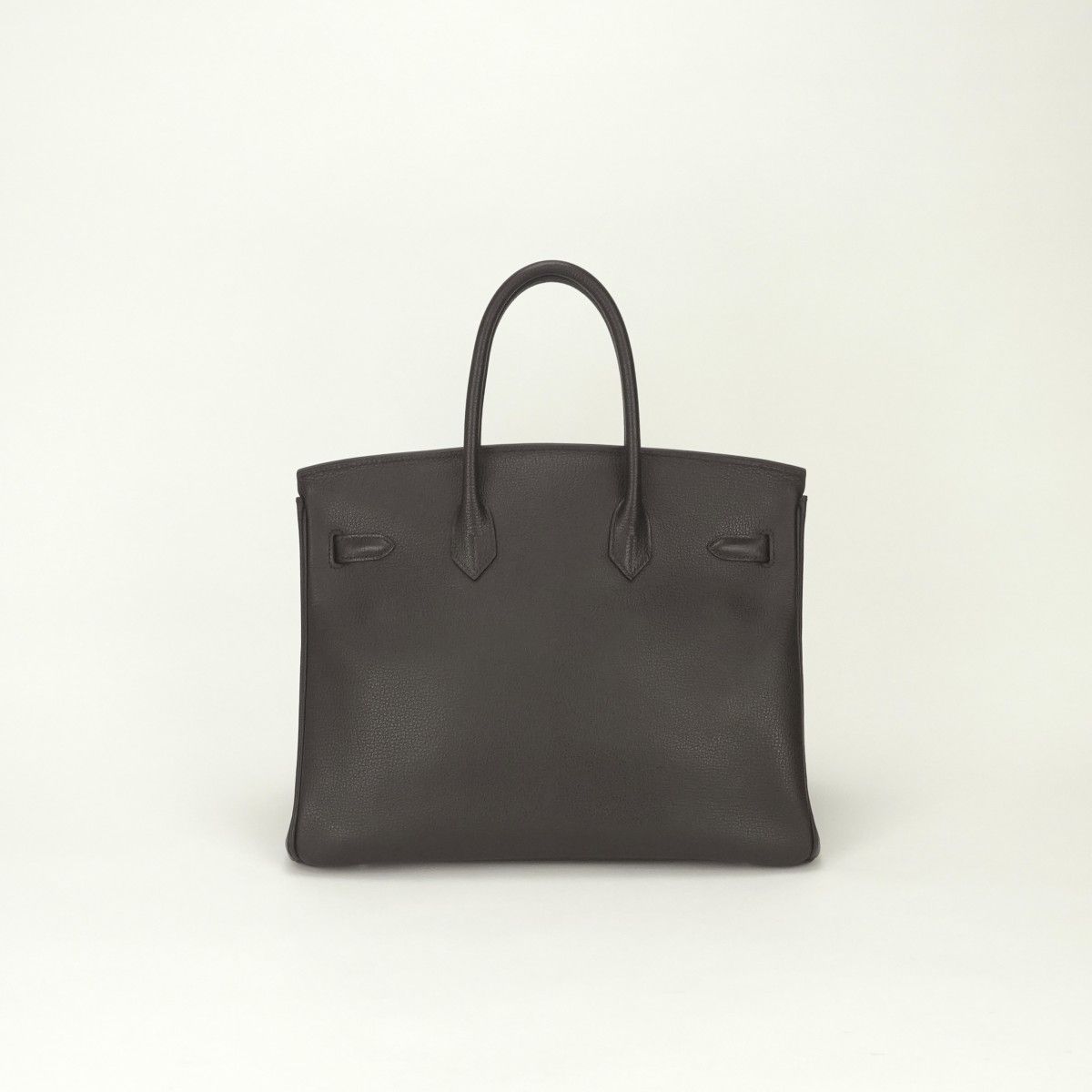 Hermes Birkin 35 Tote Vassully Eger Darkbrown Dark Brown Silver — view 3