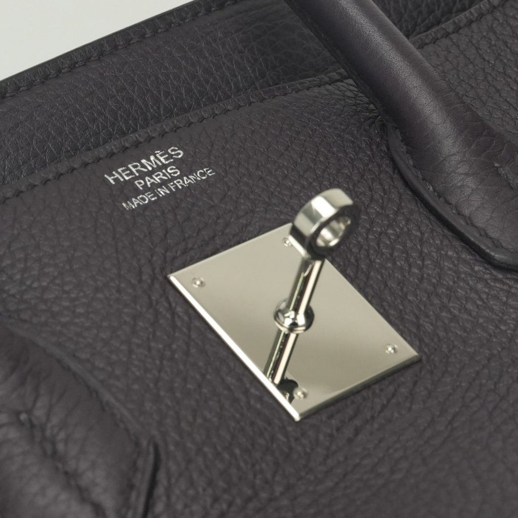 Hermes Birkin 35 Tote Togo Raisin Purple Silver — view 8