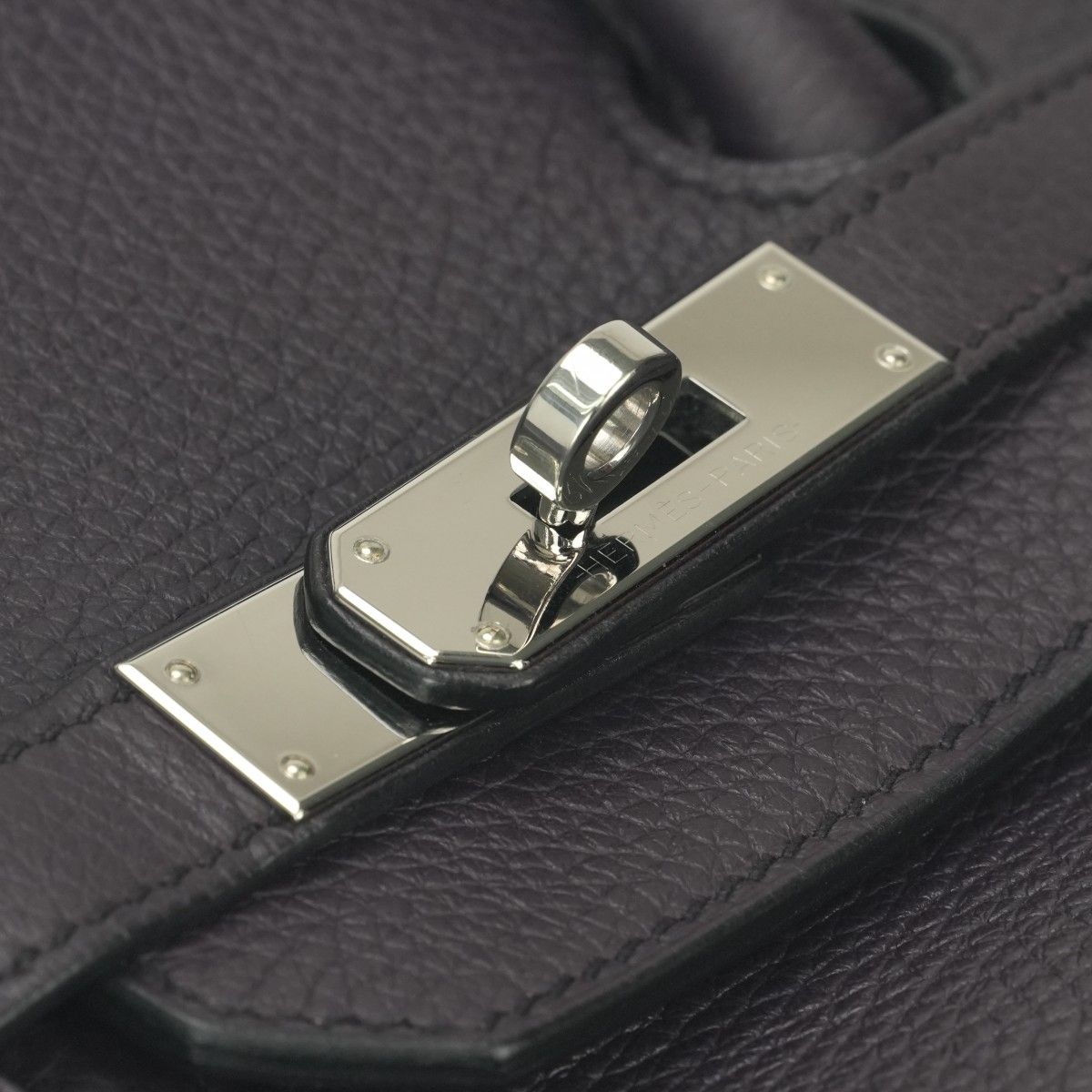 Hermes Birkin 35 Tote Togo Raisin Purple Silver — view 7