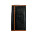 Celine Key Case Black Dark Brown Leather Key Holder