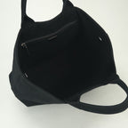 Prada Drill Tote Fabric Black Silver Handbag — view 8