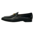 Gucci Loafers 38 Jordan Black Horsebit Leather