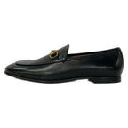 Gucci Loafers 38 Jordan Black Horsebit Leather