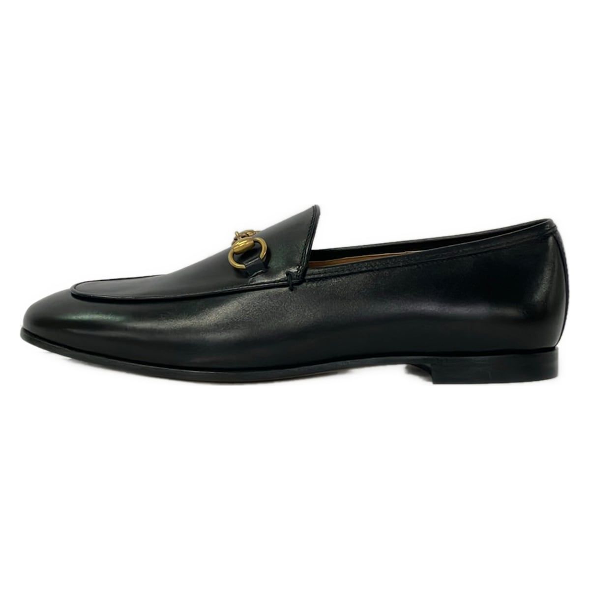 Gucci Loafers 38 Jordan Black Horsebit Leather