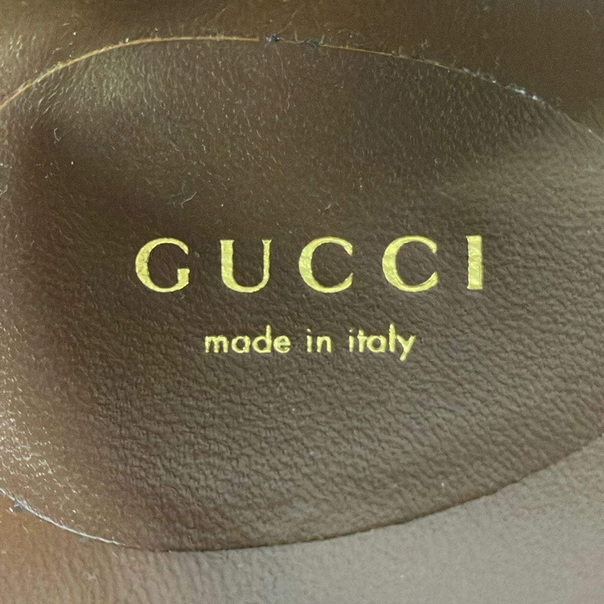 Gucci Sandals 36 Brown Interlocking Leather — view 5