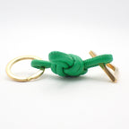 Bottega Veneta Triangle Key Ring Green — view 2