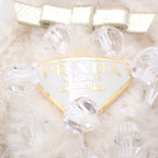 Prada Flower Teddy Bear Key Chain Key Holder White — view 5