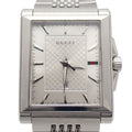 Gucci 138.4 Timeless Rectangle Quartz Watch Silver Dial SS Pawn