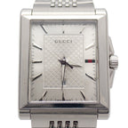 Gucci 138.4 Timeless Rectangle Quartz Watch Silver Dial SS Pawn