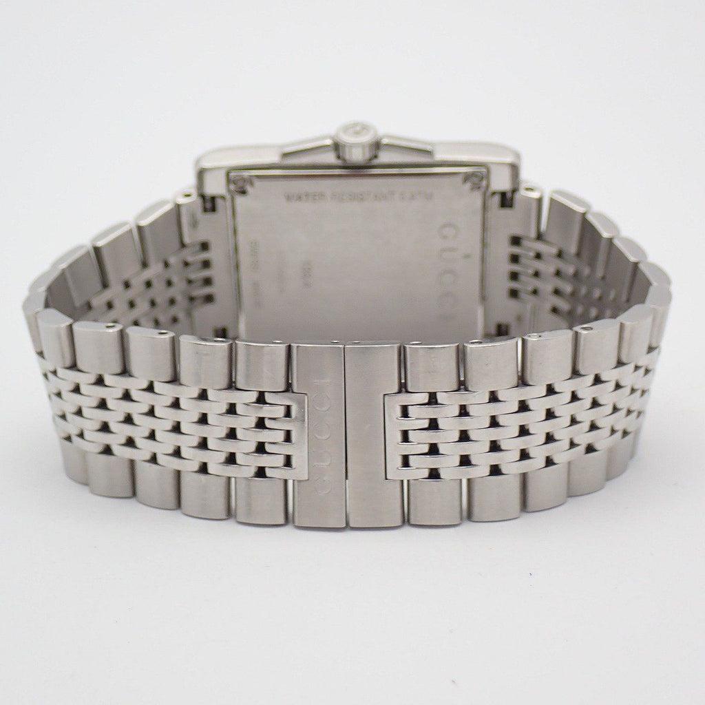 Gucci 138.4 Timeless Rectangle Quartz Watch Silver Dial SS Pawn — view 3