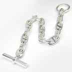 Hermes Chaine D'ancre GM 15 Koma Silver Bracelet — view 5