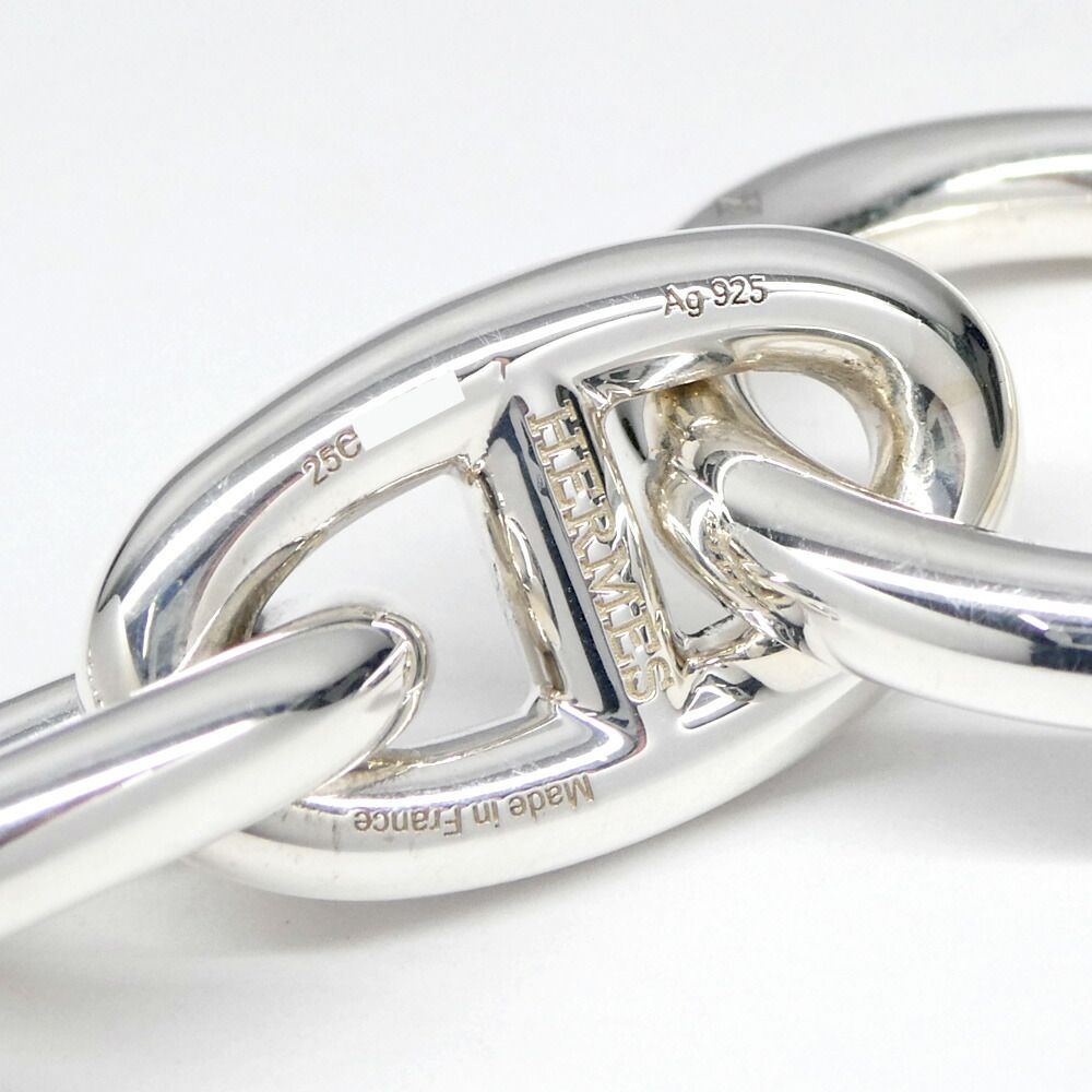 Hermes Chaine D'ancre GM 15 Koma Silver Bracelet — view 7