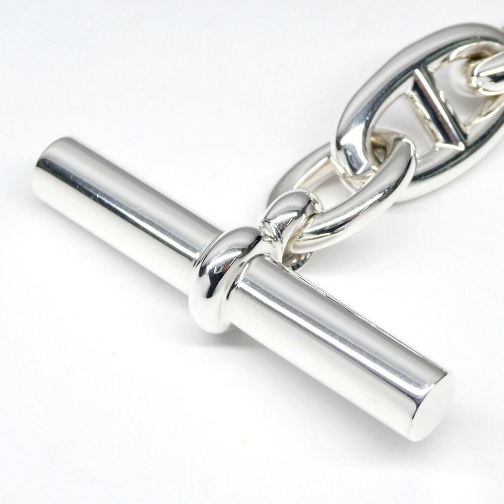 Hermes Chaine D'ancre GM 15 Koma Silver Bracelet — view 3