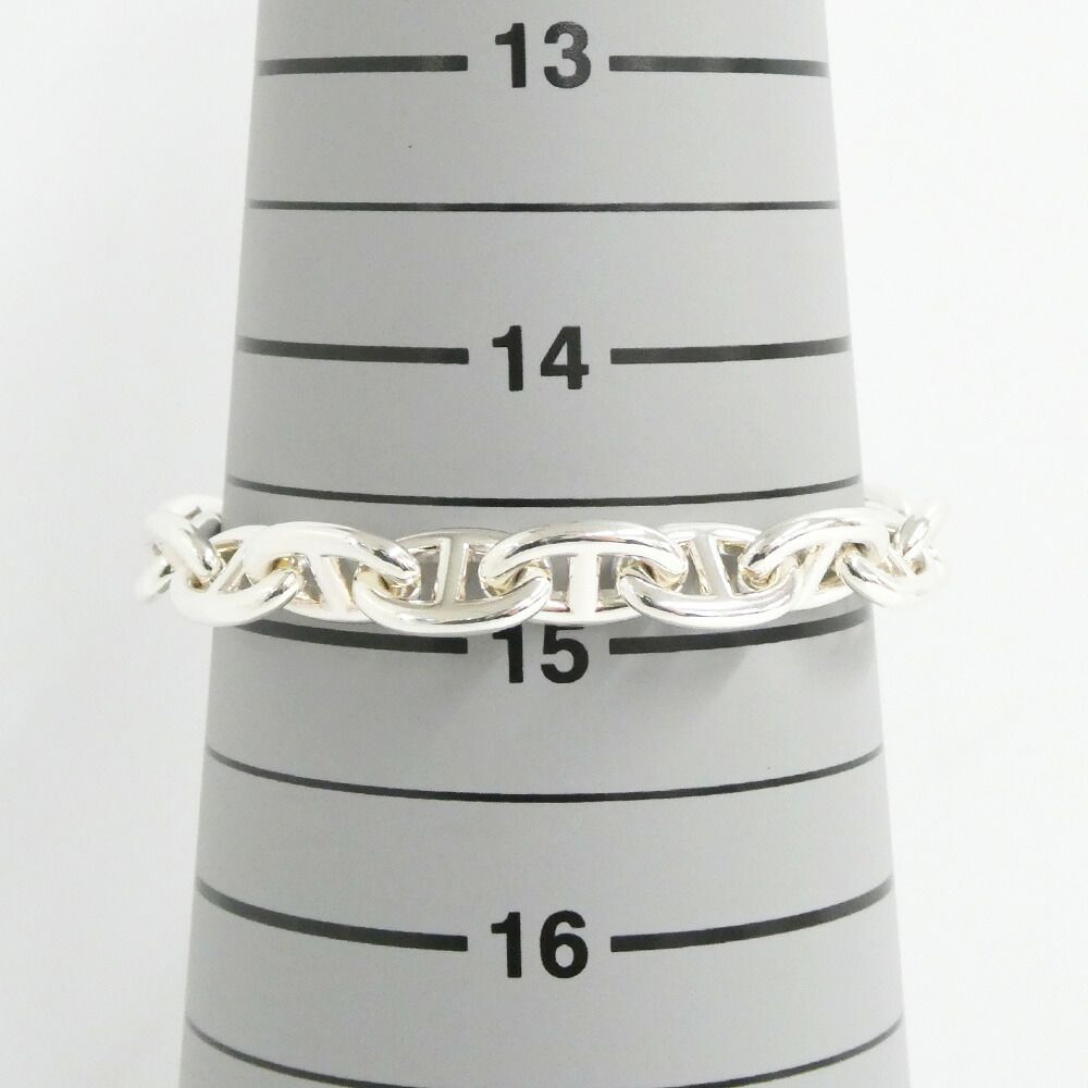 Hermes Chaine D'ancre PM 17 Links Silver Bracelet — view 8