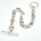 Hermes Chaine D'ancre PM 17 Links Silver Bracelet — view 5