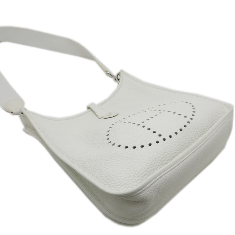 Hermes Shoulder Bag White — view 3