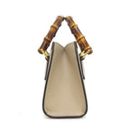 Gucci Shoulder Bag Diana Small Tote Beige Leather Gold — view 3