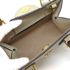 Gucci Shoulder Bag Diana Small Tote Beige Leather Gold — view 5