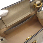 Gucci Shoulder Bag Diana Small Tote Beige Leather Gold — view 6