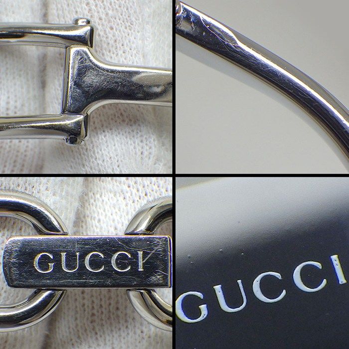 Gucci Watch Bracelet Horsebit Rectangular Black Dial SS Quartz Analog — view 9