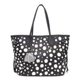 Louis Vuitton Tote Bag LV Yk Neverfull MM Yayoi Kusama Black White Monogram