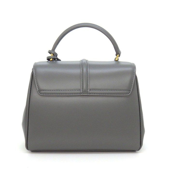 Celine Shoulder Bag Mini 16 Seeds Zinc Satin Calfskin Gold — view 2