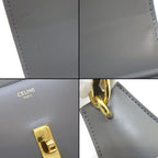 Celine Shoulder Bag Mini 16 Seeds Zinc Satin Calfskin Gold — view 9