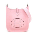 Hermes Shoulder Bag Evelyne TPM Amazon Rose Sakura Taurillon Clemence Silver