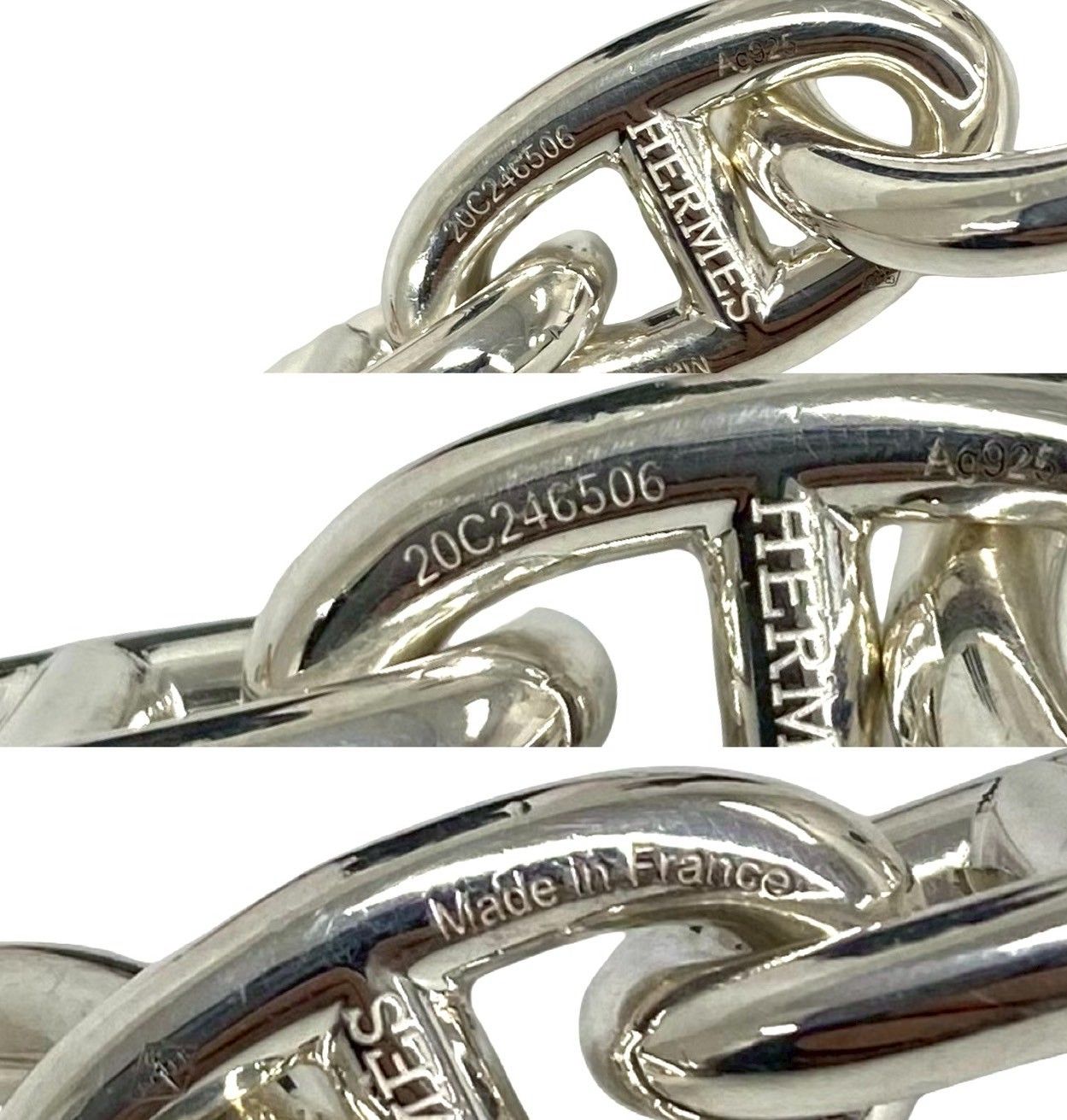 Hermes Chaine D'ancre GM Bracelet 925 Sterling Silver — view 3