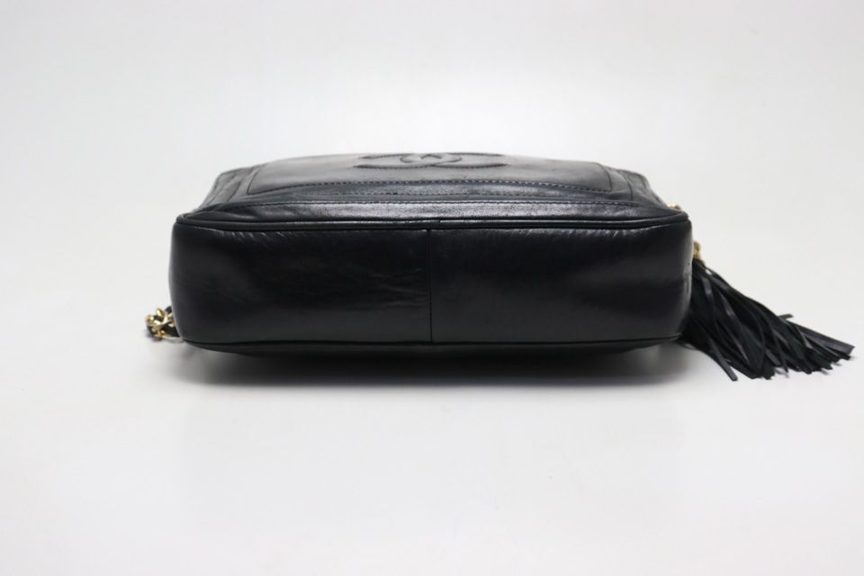 Chanel 0 CC Logo Fringe GD Leather Chain Shoulder — view 3