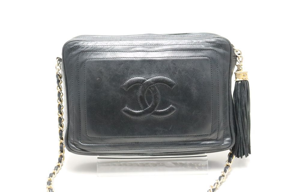 Chanel 0 CC Logo Fringe GD Leather Chain Shoulder — view 2