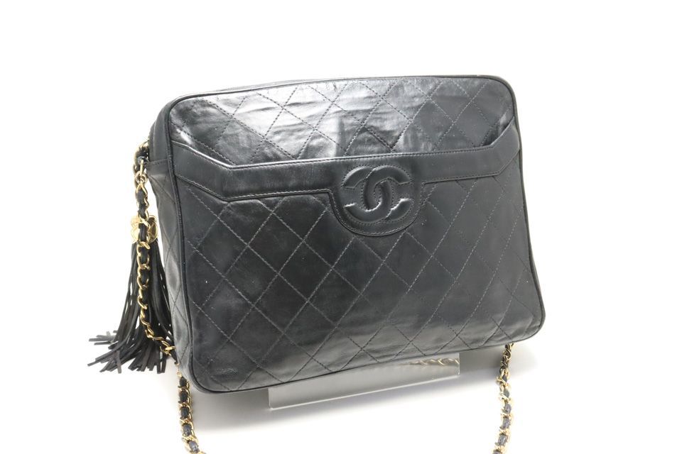 Chanel Quilted Fringe GD Leather Chain Shoulder — view 4
