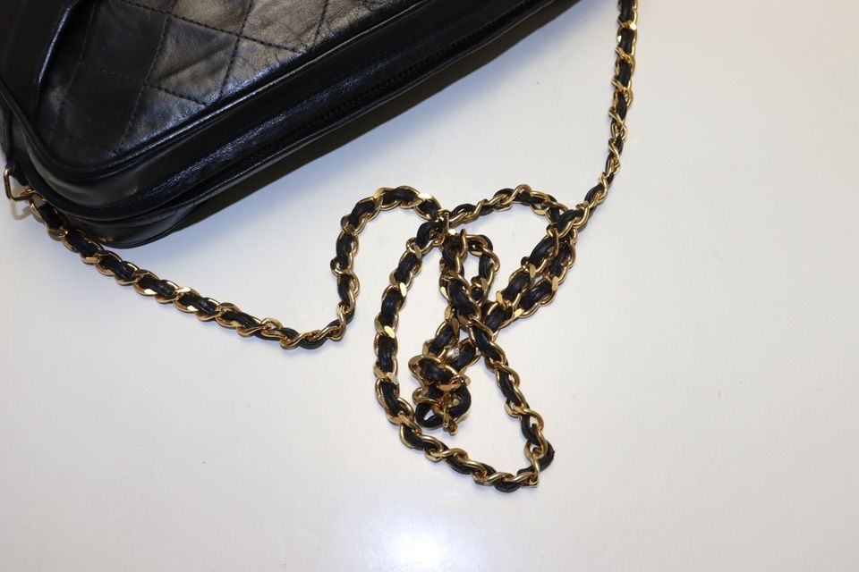 Chanel Quilted Fringe GD Leather Chain Shoulder — view 7