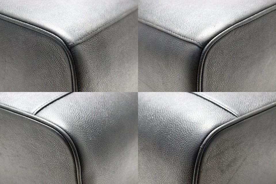 Chanel Caviar Leather Jumbo CC Logo GD Vanity — view 4