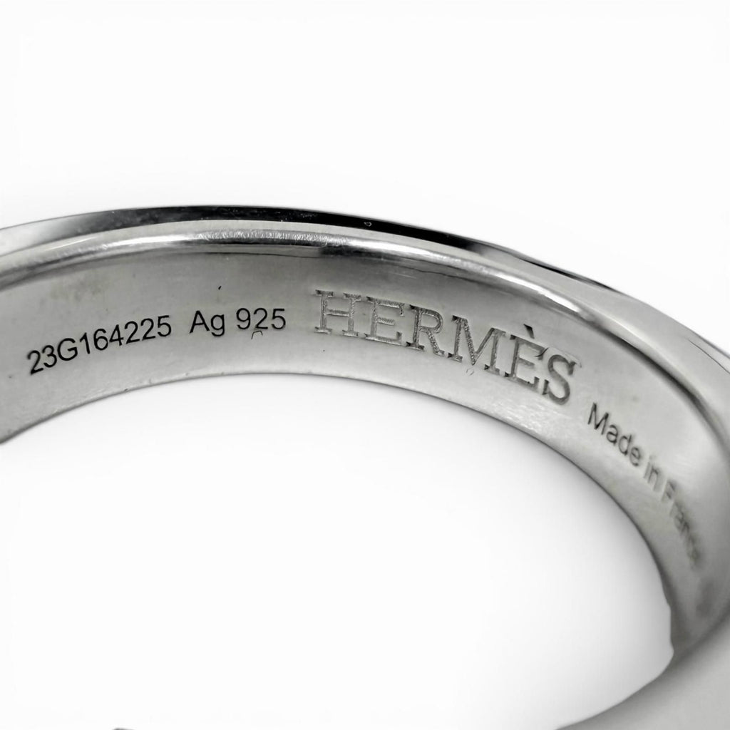 Hermes Clous de Forges Ring Silver — view 6
