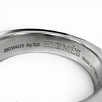 Hermes Clous de Forges Ring Silver — view 6