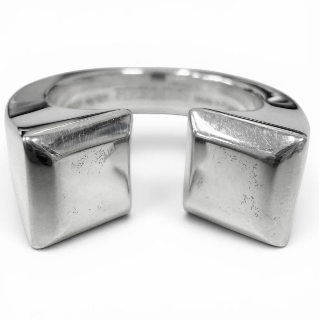 Hermes Clous de Forges Ring Silver — view 2