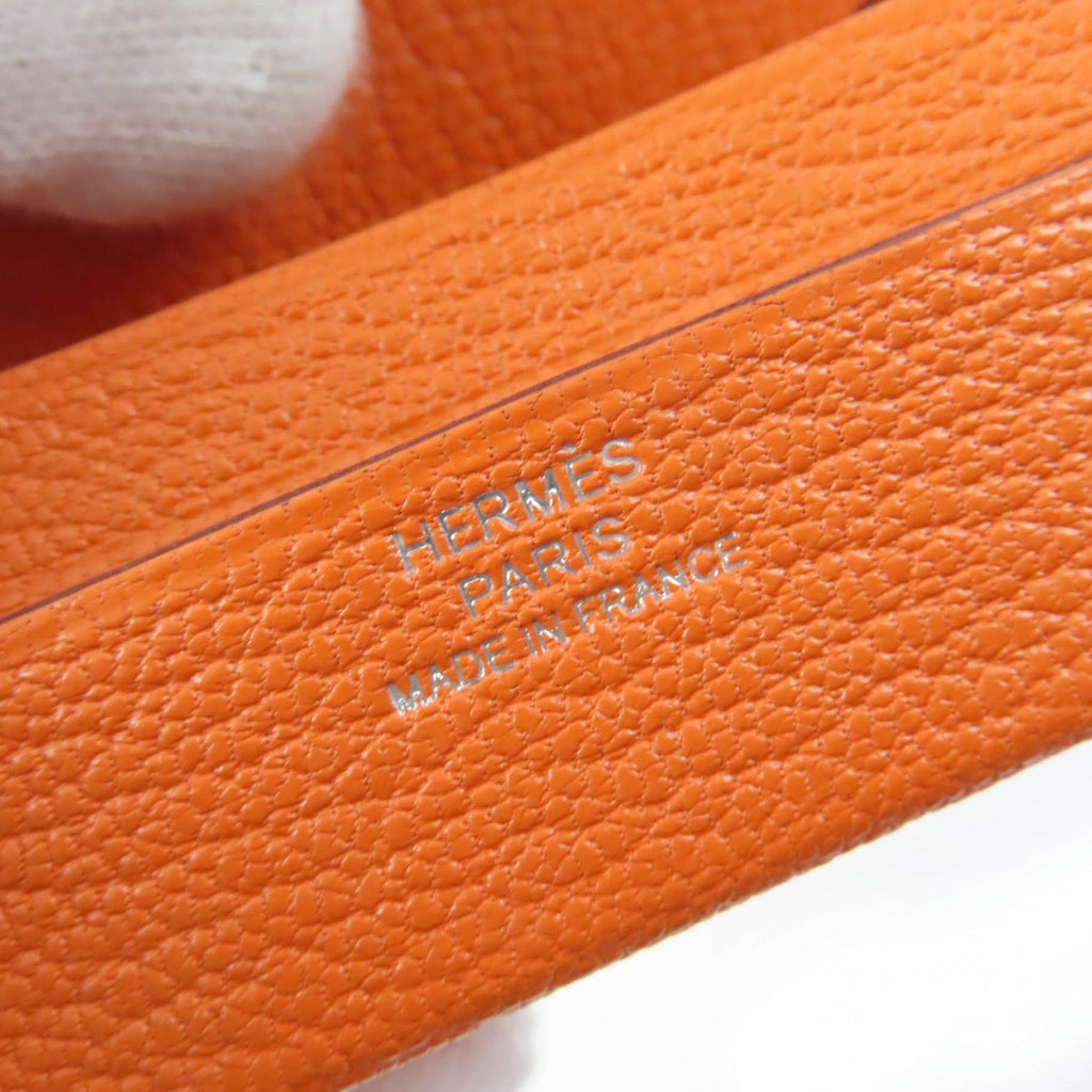 Hermes Miroir Chevre Misol Cui Vre Lip Case with Mirror French Box — view 7